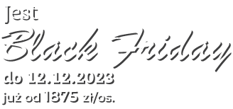 Jest Black Friday od 27/11 do 7/12 do 30% ZNIŻKI